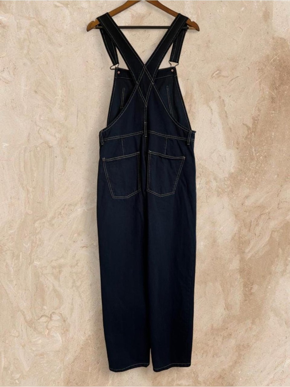 We The Free Free People Ziggy Denim Overalls in Dark Wash Size Small - Picture 4 of 7